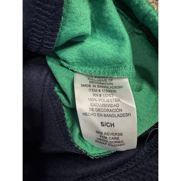 Norte Dame Long Sleeve Navy Green Men’s Small Champion elite College Football - Picture 8 of 9